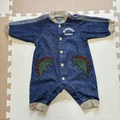 breeze ロンパース ジーンズ 恐竜