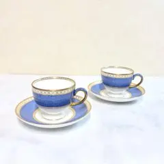 【未使用】WEDGEWOOD ユーランダー パウダーブルー カップ&ソーサー