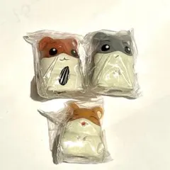 ハムスター倶楽部　指人形　ソフビ　平成レトロ