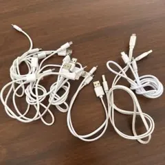 USB充電ケーブル ホワイト 複数本