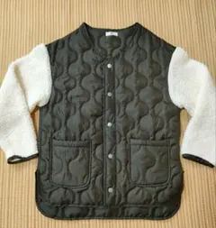 美品！キッズ150-160size ダークグリーン キルティングジャケット