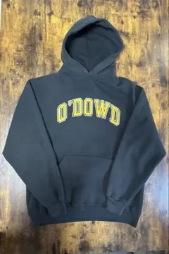 【90s USA製】ラッセルアスレティック 無地 スウェットパーカー 黒 L