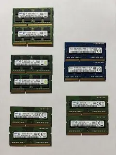 ☆ノートPC DDR3 PC3-10600S 他 8GB 5組セット 10枚 ②
