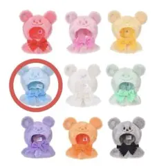 ディズニー シークレットポンチョ 水色 青