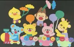 【壁面飾り　春】卒園　入園　進級　保育園　幼稚園　汽車