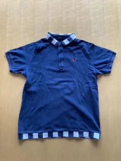 フレッドペリー ポロシャツ メンズLサイズ　ネイビー
