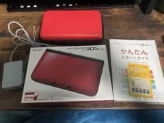 完動品◎美品◎任天堂 ニンテンドー3DS LL レッド×ブラック　本体　充電器付