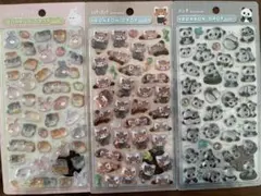BONBON DROP 動物キャラクターシール 3枚セット