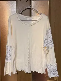 SM2 パッチワーク配色メローカットソー　キナリ