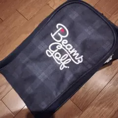 BEAMS GOLF ビームスゴルフ シューズケース チェック柄のサムネイル
