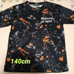 スプラッタープリント Tシャツ 140