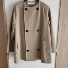 GALERIE VIE ノーカラートレンチコート　ベージュ