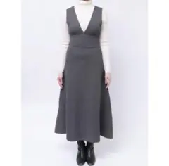 LAGUNAMOON （ラグナムーン）　フォルムラインニットジャンパースカート