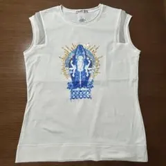 VIVIENNE TAM 仏像 プリントノースリーブカットソー Tシャツのサムネイル