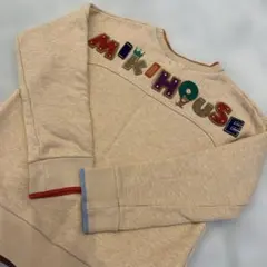 MIKI HOUSE バックロゴトレーナー　　130cm