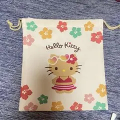 日焼けキティ　巾着　セリア　ダイソー　キャンドゥ