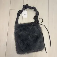 GRL グレー ファー ショルダーバッグ 新品
