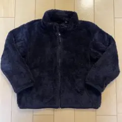 ユニクロフリースジャケット 120cm ダークネイビー