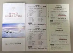 日本航空 株主優待のご案内パンフレットのみ