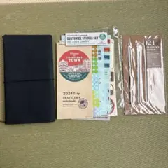 TRAVELER'S notebookブルー　トラベラーズノートレギュラーサイズ