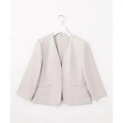 J659新品J.PRESS ストレッチノーカラージャケット13号￥28050のサムネイル