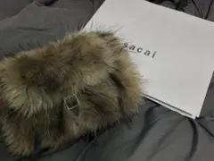 sacai Faux Fur Muff ファーバッグ