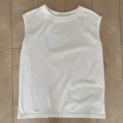 値下げ　BEAMS HEART ノースリーブ ホワイト