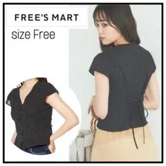 FREE'S MART ドット柄 半袖ブラウス size Freeのサムネイル