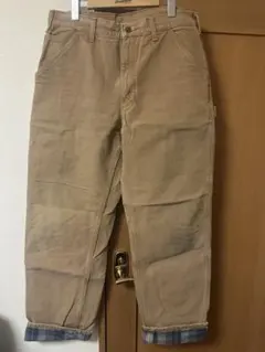 Carhartt ベージュ カーゴパンツ