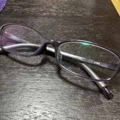 JINS 紫色フレーム メガネ(度あり)
