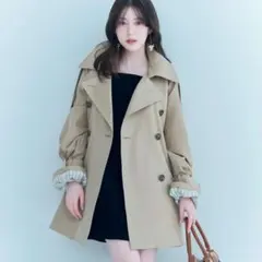 【完売品】SNIDEL スナイデル ミドルトレンチコート BEG