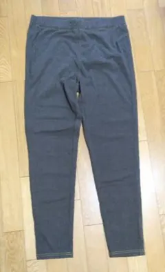 グンゼ　ソフトデニム風 パンツ レギンス4Lサイズ グレー　伸縮性あり　美品のサムネイル