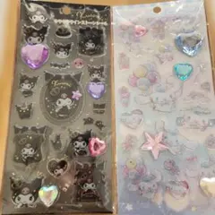 Kuromi & Cinnamoroll ステッカーセット