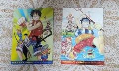 ONE PIECE ジャンプフェスタ 2001 2002 WJカード 2枚 - メルカリ