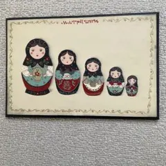 マツモトヨーコ ドローイング 絵画 「北の国から」 マトリョーシカ
