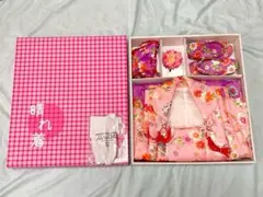 【豪華フルセット】七五三 女の子 着物 3歳　紫×ピンク♡