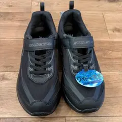 瞬足 スニーカー 24.0cm 黒 ワイド＋防水