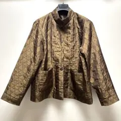ブラウンキルティングデザインジャケットのサムネイル