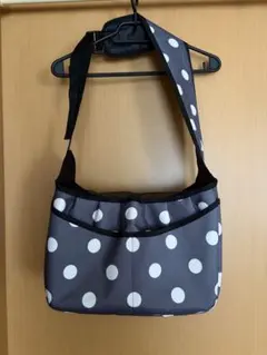 小型犬用キャリーバッグ グレー水玉のサムネイル