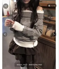 Nomaeリボンキャミボレロアンサンブルニット NOMAE】ツィードリボンキャミボレロアンサンブル♥ – PARK by one way