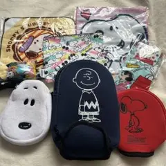 スヌーピー おまとめ　ポーチ　タオル　靴下　カバー