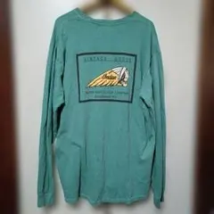 Indian インディアン ガーメントダイ 長袖 Tシャツ XL ロンT