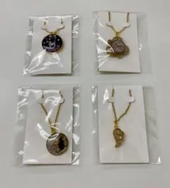 ネックレス　4個セット(猫モチーフ➀)