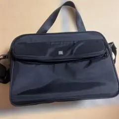 アイグナー　ブラック ナイロン ビジネスバッグ
