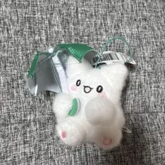 はなまるおばけ　カラフルアンブレラマスコット　緑　グリーン