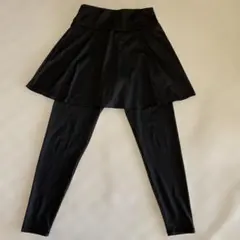 さらにお値下げ❗️【美品】スカート付きレギンス　 S ブラック