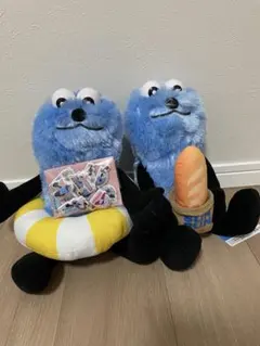 パペットスンスン　うきわBIGぬいぐるみとベーカリーBIGぬいぐるみスンスン