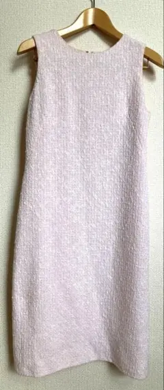 【Harrods】ハロッズ ピンクツイード ワンピース サイズ3 上品フェミニン