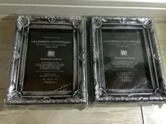 【大人気】アンティーク フォトフレーム　L版　シルバー2個セット　写真立て