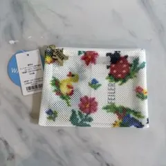 FEILER ハイジ メッシュポーチS ホワイト